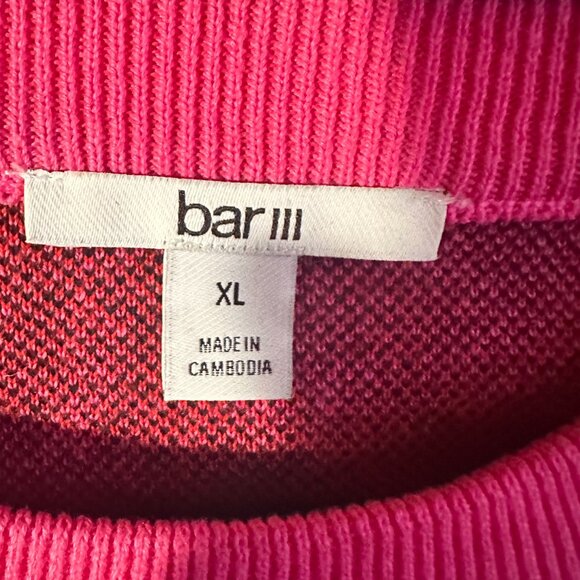 Abstract Pink, Black & Red Zebra Sweater - XL - Picture 6 of 9